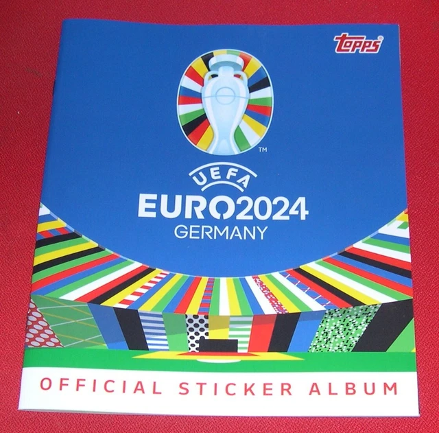 TOPPS UEFA EURO 2024 Germany Official Sticker Album With 6 Starter