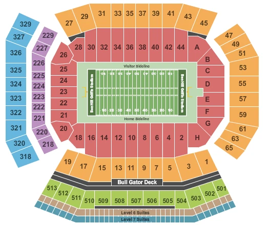 4 Tickets Florida Gators vs. Arkansas Razorbacks Football 11/4/23 2