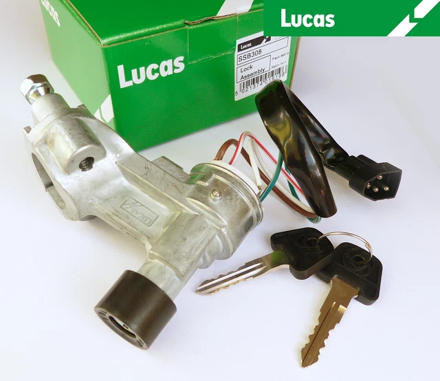Lucas SSB308 Steering Lock and Ignition Switch & Keys Classic Mini Mk4, BHM7107