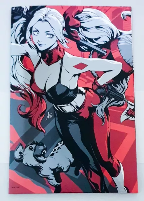 Harley Quinn: schwarz + weiß + rot #1 (Cover F Artgerm Folie Variante) Neuwertig B&B