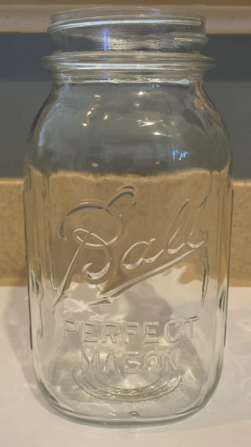 BALL PERFECT MASON Glass Jar Canning Jars Clear Quart