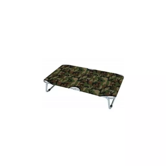 LEOPET Foldable dog bed Size 40X60 cm - Military green