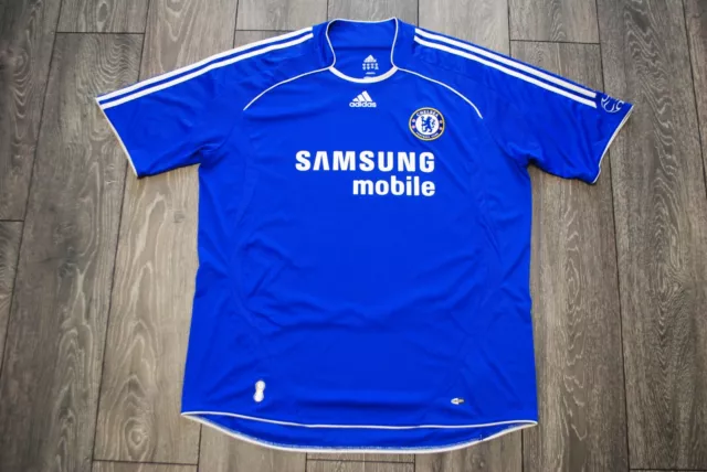 Chelsea Fc 2006/08 Home Football Shirt Soccer Jersey Adidas Men's Size Xxl 2Xl