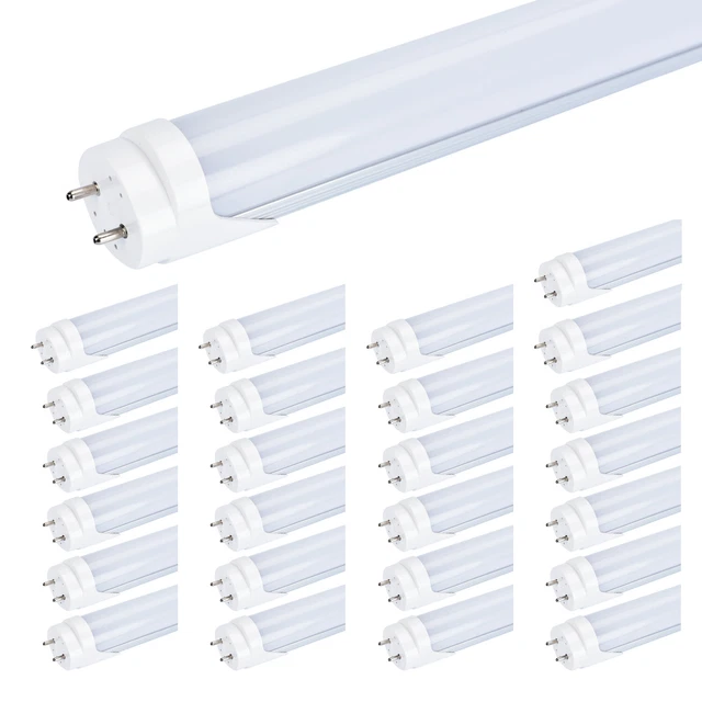 LED TUBE LIGHTS 4000K Bypass Ballast Fluorescent Replacement 2400LM G13