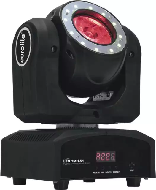 Eurolite LED TMH-51 Hypno-Ring Moving-Head Beam RGBW 40W-COB-LED 2x Set Koffer 2