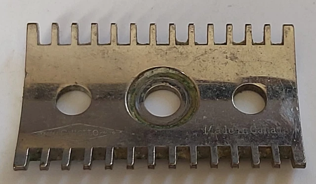 Vintage 1920-30s Gillette Double Edge Open Comb Safety Shaving Razor #3 ESTATE 9