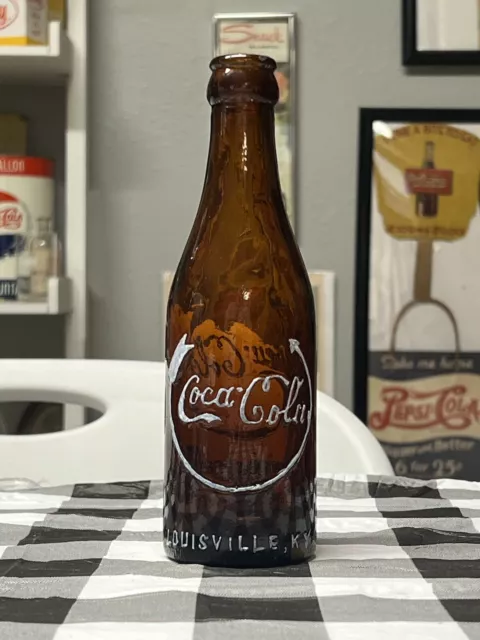 LEXINGTON, KENTUCKY Early 1900s Straight Side SS Coca Cola Round Arrow Bottle