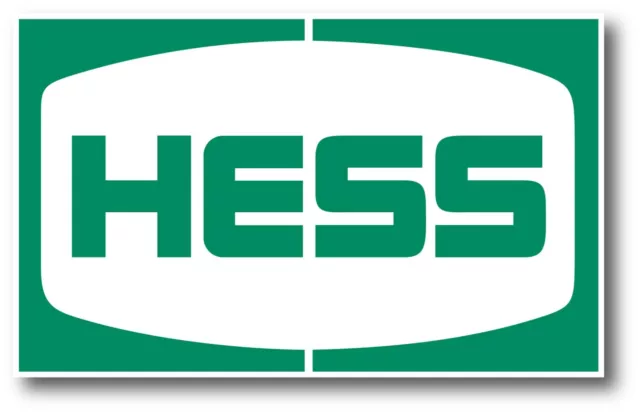 Hess Gasoline Logo Decal Sticker 3M Usa In Made Truck Vehicle Window Wall Car