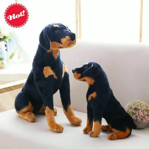 Doberman Pinscher Dog Plush Soft Toy Doll for Friend and Home Decor Birthday Gif 2