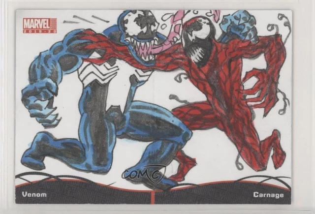 2019-20 Marvel Annual Battle Booklets Sketch Cards 1/1 Al Milgrom #SC14 Auto 0v7