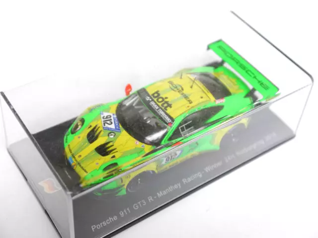 Porsche 911 GT3 R Winner 24H Nürburgring 2018 Manthey #912, Spark 1:43 Showcase