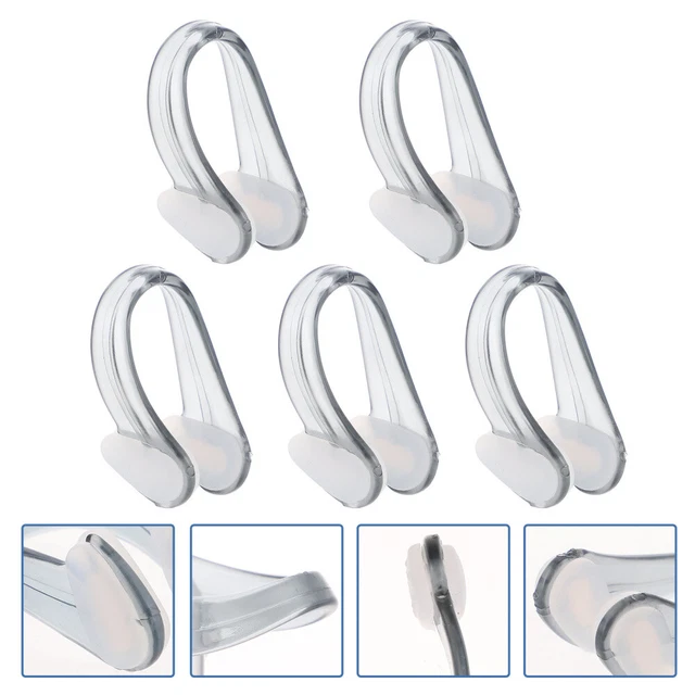 5 Boxes Swimming Nose Clip Portable Nose Clips S Nose Plugs Aldult