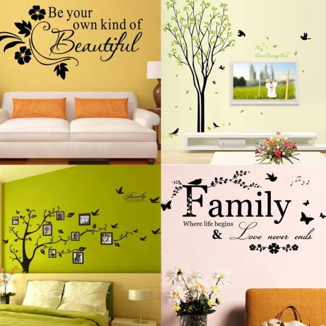 Vinyl Home Room Decor Art Quote Wall Decal Stickers Bedroom Removable Mural DIY