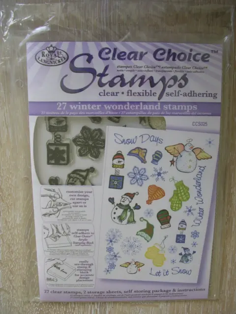 Clear Choice Clear stamp set 'Winter Wonderland'