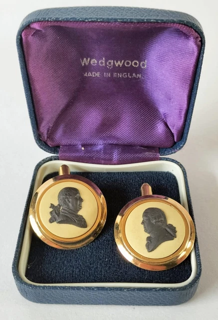 Wedgwood Caña Y Negro Jasperware Josiah Wedgwood Y Thomas Bentley Gemelos