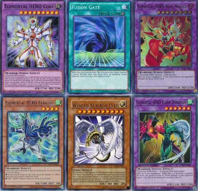 Yugioh Jaden Deck Jaden Hero Deck 56  Yu-Gi-Oh! TCG Elemental HERO  Clayman, Flame Wingman, More Ungraded Yu-Gi-Oh Hero Structure Deck