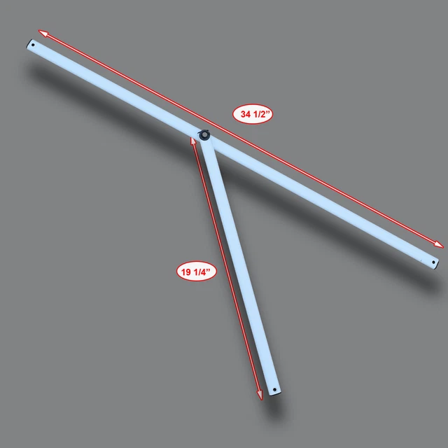 Ozark Trail Slant Leg First Up 9'X9' Canopy Gazebo Metal 2 PEAK TRUSS Bars Parts