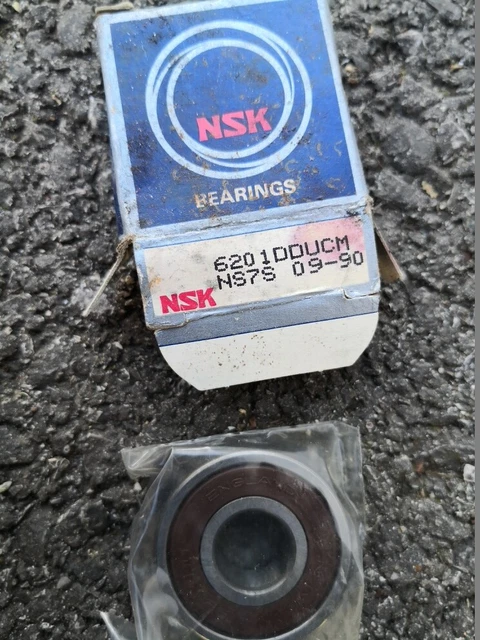 NSK Roulements à Billes 6201DDUC3 - 38 X 14 X 38 mm nos neuf mobylette vintage