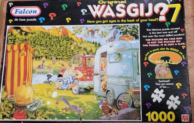 Falcon Wasgij 1000 Piece Original Jigsaw Puzzle No.7 Bear Necessities Complete