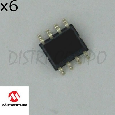 Microchip 24FC01-I/P EEPROM Serial I2C 1Kbit 128x8 DIP-8 Microchip RoHS lot de 4 