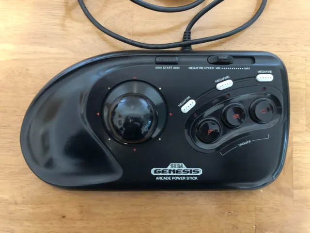 Sega Genesis Arcade Power Stick Joystick Controller Model 1655 Tested
