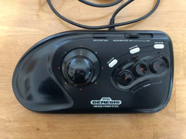 Sega Genesis Arcade Power Stick Joystick Controller Model 1655 Tested Sega Genesis Arcade Power Stick Joystick Controller Model 1655 Tested