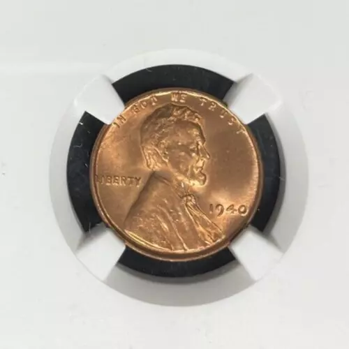 1940 Lincoln Wheat Cent ~ Ngc Ms 67 Rd ~Beautiful Coin~ Ref#70-002