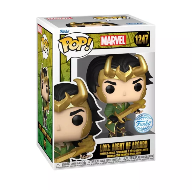 Funko Pop  Marvel Loki Agent Of Asgard 1247 Special Edition