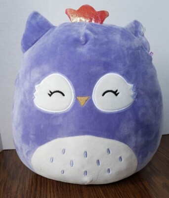 owl squishmallow purple