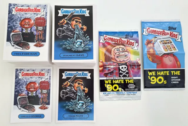 2019 Topps Garbage Pail Kids WE HATE THE 90's Complete 220-Card Set GPK 90s 3