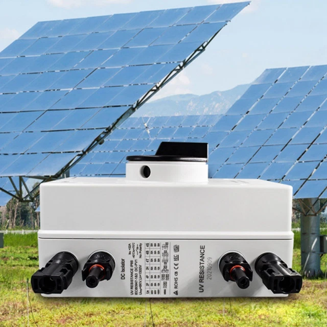 überspannungsschutz Pv DC Trennschalter Solar 4-polig 32A 1000V – Für PV-Anlagen, Wasserdicht IP66 PV Freischalter Wasserdicht IP66