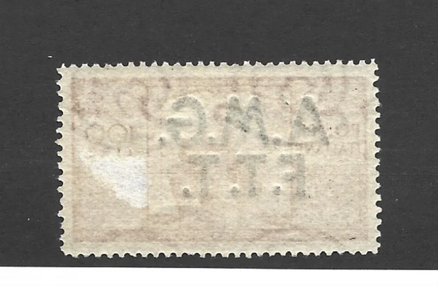 Trieste Zone A Scott 14 Unused Hinged, Paper Adhesion 2019 cv $55 2