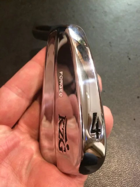 *NEW* KZG Forged Blade Chrome 4 Iron Left-Handed.370"  (HEAD ONLY)