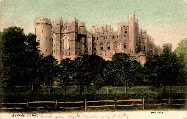Arundel Castle Vintage Postcard JWS1141