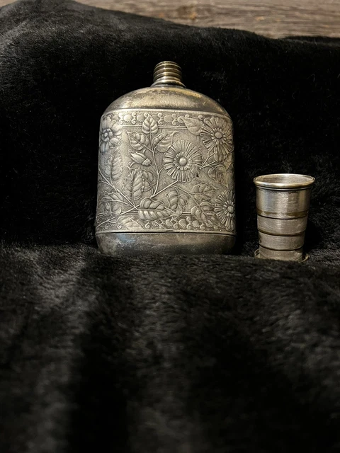 Antique Flask Meriden B