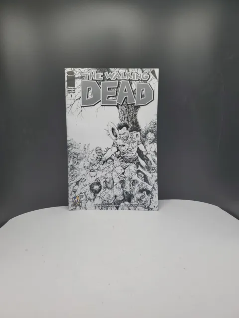 The Walking Dead #1 Wizard World Louisville Sketch Variant B&W Rare Rick Grimes