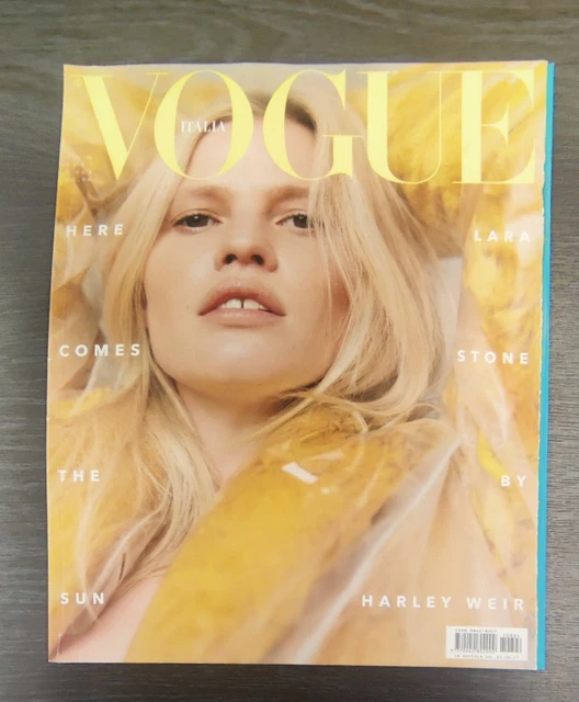 VOGUE MAGAZINE ITALIA August 2017 LARA STONE by HARLEY WEIR Hedi