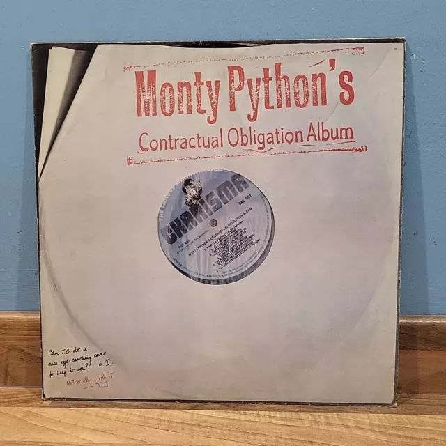 Monty Python’s Contractual Obligation Album Vinyl LP - 1980 Charisma - Ex/Ex gra