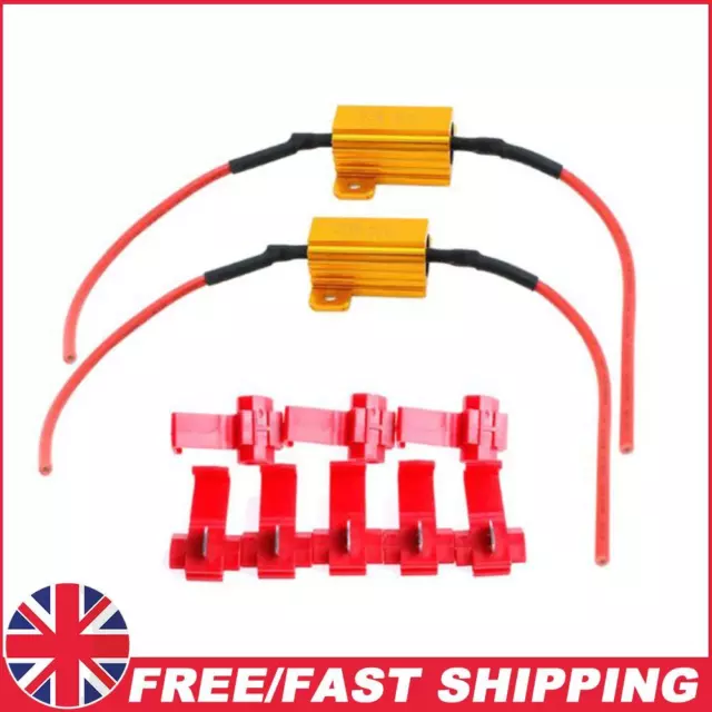 1 Pair Load Resistor Convenient LED Flash Turn Signal Light Controllers Useful