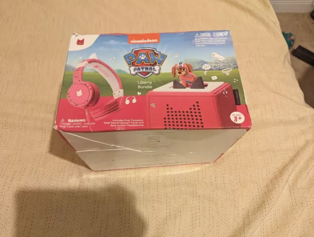 Tonies PAW Patrol Liberty Headphones Bundle Starter Set Open Box New