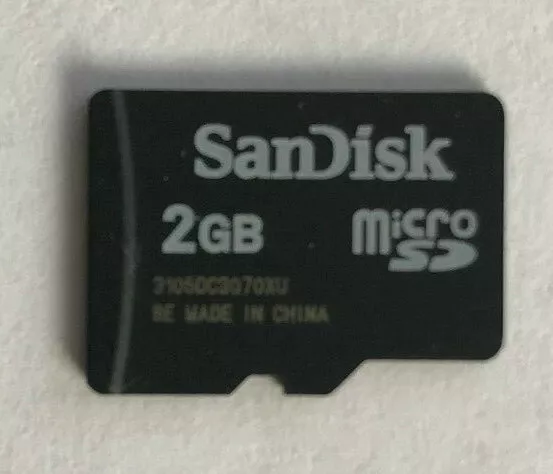 SanDisk Micro SD MicroSD MicroSDHC Memory Card