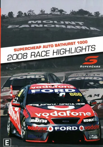 2008 Bathurst 1000 Race Highlights DVD - Brand new V8 Supercars!
