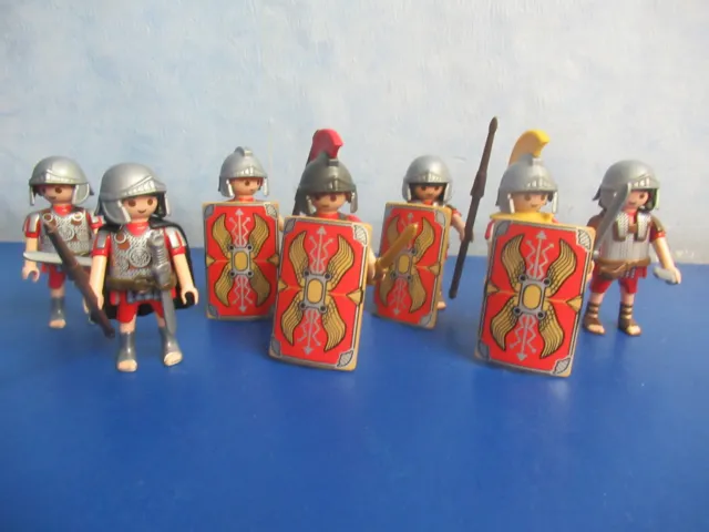 7 x Römer Centurio Soldaten Figuren  zu 4270 4276 Arena Galeere Playmobil 3068