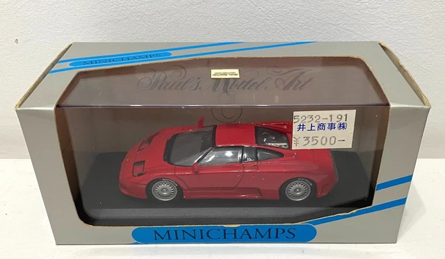 Minichamps 1/43 – Bugatti EB110 Noire – Miniature Collection – Occasion Boîte