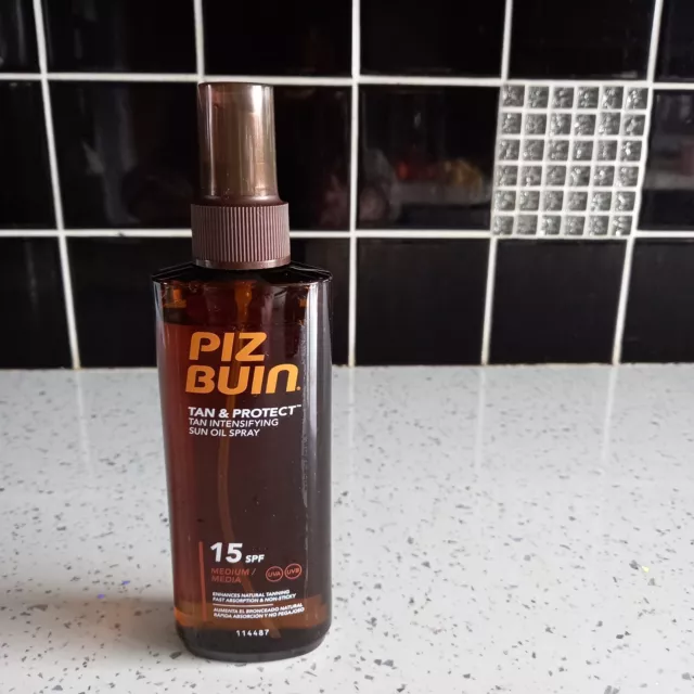 Piz Buin Tan & Protect Tan Intensifying Sun Oil Spray 15 Spf 150Ml