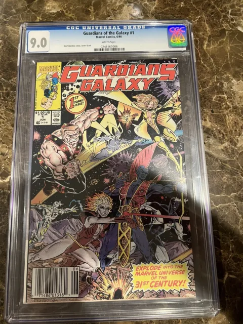 Guardians of the Galaxy #1 1990 Newsstand CGC 9.0