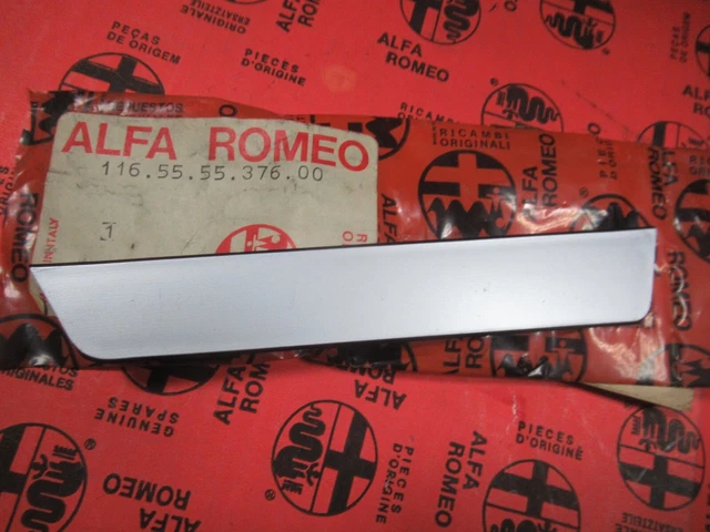 Blende Pour Poignée Intérieure Alfa Romeo Alfetta Type 116 - Pièce D'origine Vintage Italienne