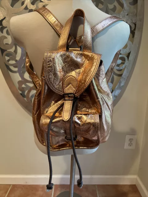 Rose gold backpack best sale uk