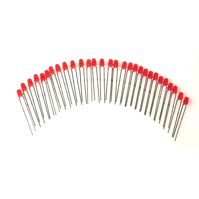 ELV LED-Set mit 29 LEDs, rot, 3 mm