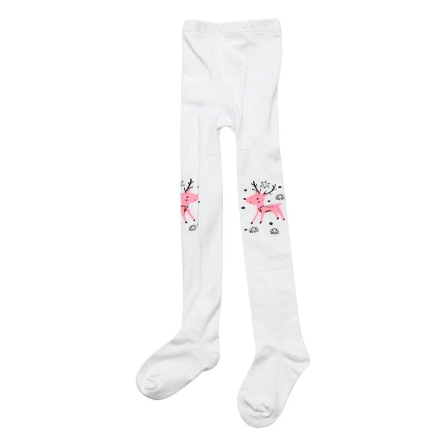 Calze da pavimento per bambini elasticizzate collant in cotone ragazza cervo